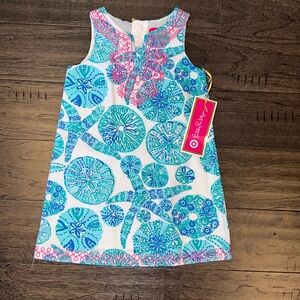 Lilly Pulitzer for Target girls starfish shift dress, size 4T NWT